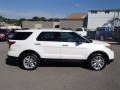 2014 White Platinum Ford Explorer XLT 4WD  photo #4