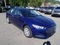 2013 Deep Impact Blue Metallic Ford Fusion S  photo #3