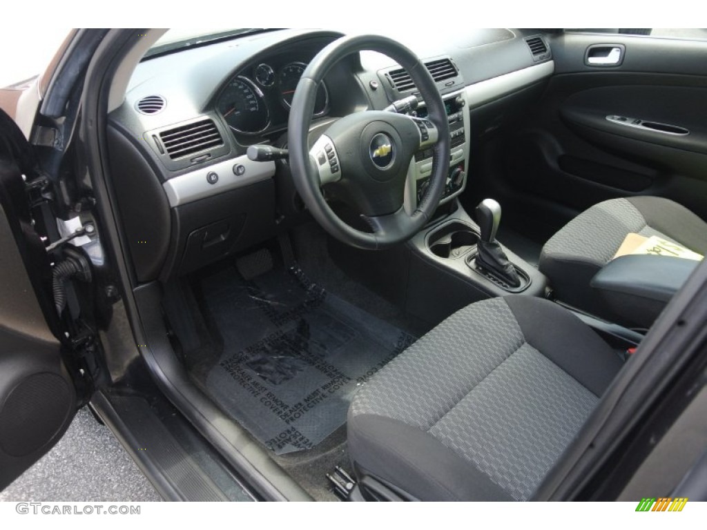 Ebony Interior 2010 Chevrolet Cobalt LT Sedan Photo #83987829