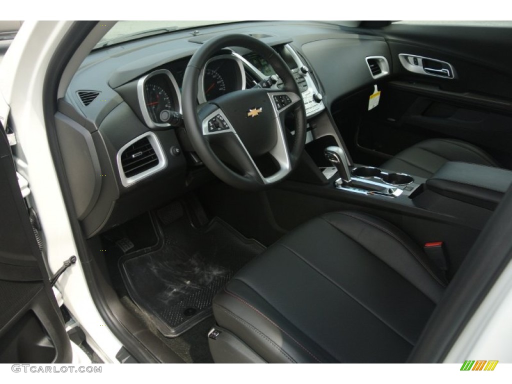 Jet Black Interior 2013 Chevrolet Equinox LTZ Photo #83988873