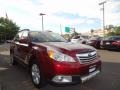 2011 Ruby Red Pearl Subaru Outback 2.5i Limited Wagon  photo #7