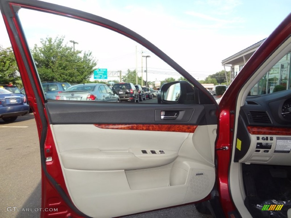 2011 Outback 2.5i Limited Wagon - Ruby Red Pearl / Warm Ivory photo #20