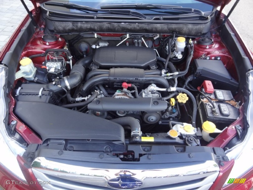 2011 Outback 2.5i Limited Wagon - Ruby Red Pearl / Warm Ivory photo #25