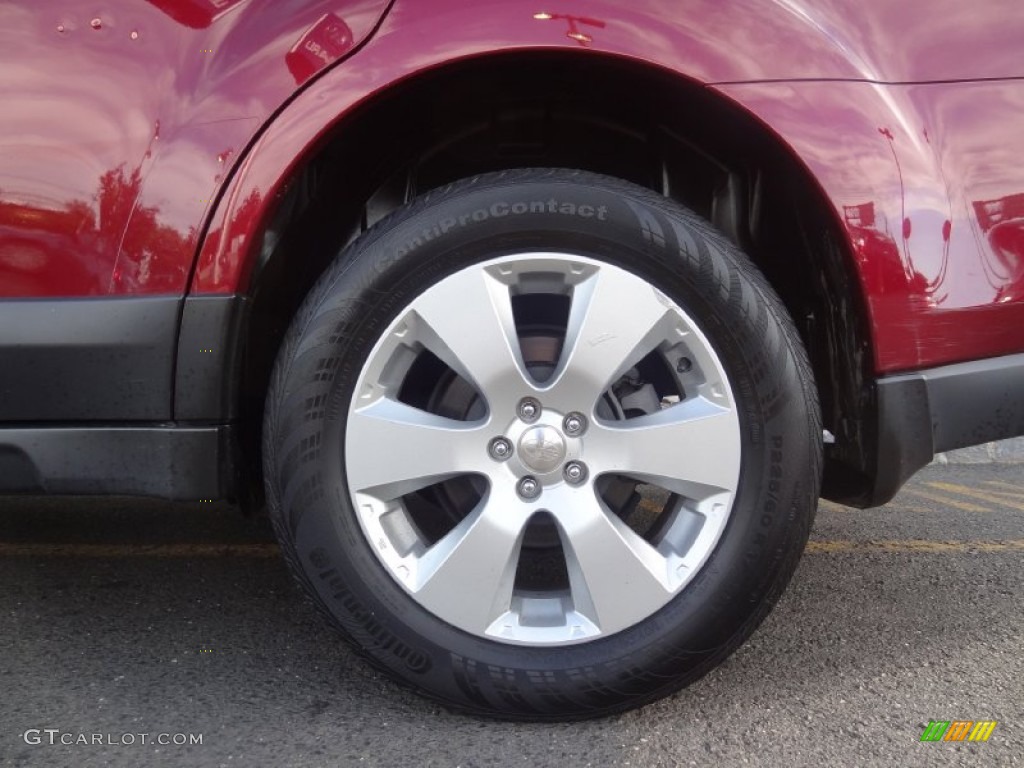 2011 Outback 2.5i Limited Wagon - Ruby Red Pearl / Warm Ivory photo #29