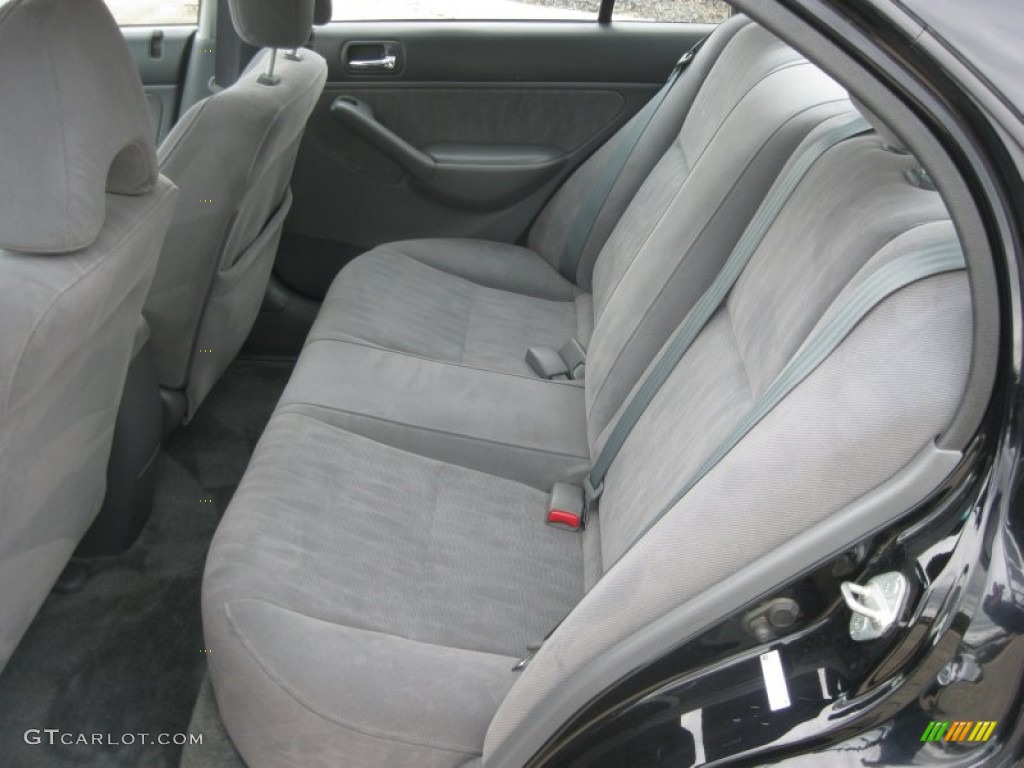 Gray Interior 2003 Honda Civic EX Sedan Photo #83990256