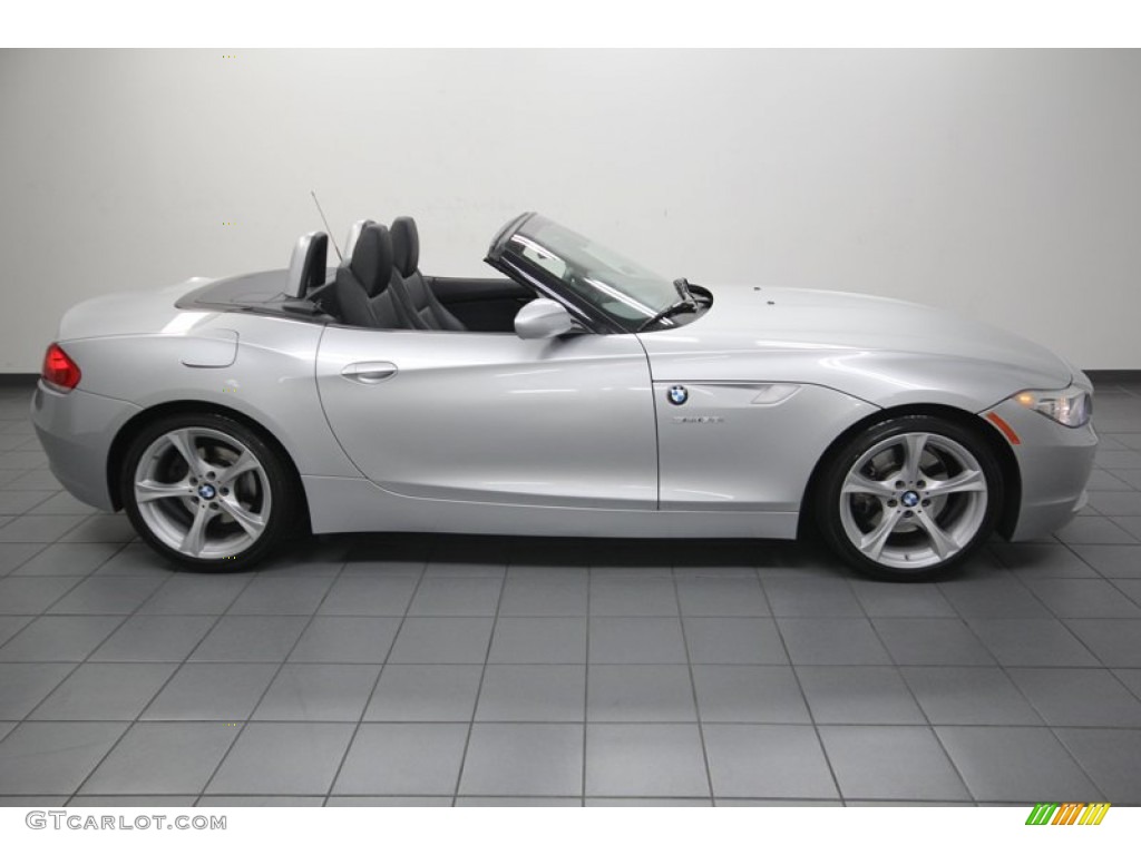 2011 Z4 sDrive30i Roadster - Titanium Silver Metallic / Black photo #7