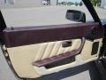 Tan 1986 Porsche 944 Turbo Door Panel