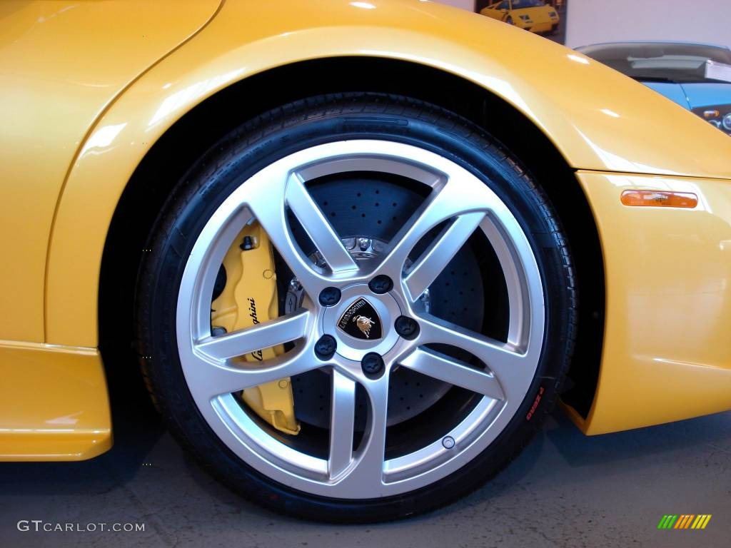 2009 Murcielago LP640 Roadster - Giallo Orion (Yellow) / Nero Perseus photo #7