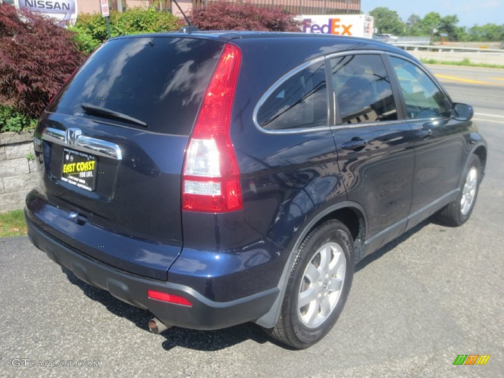 2008 CR-V EX-L 4WD - Royal Blue Pearl / Gray photo #4