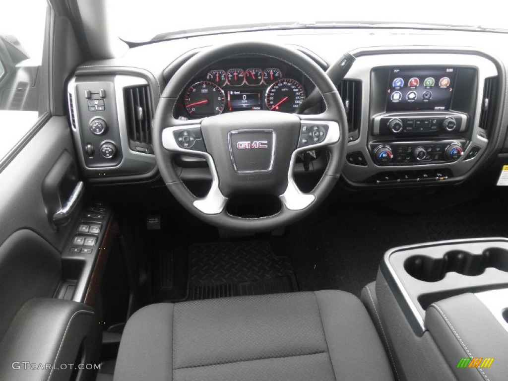 2014 Sierra 1500 SLE Crew Cab 4x4 - Onyx Black / Jet Black photo #20