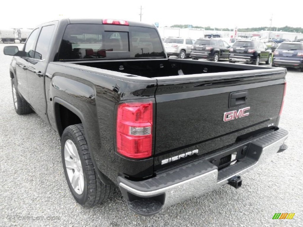 2014 Sierra 1500 SLE Crew Cab 4x4 - Onyx Black / Jet Black photo #23