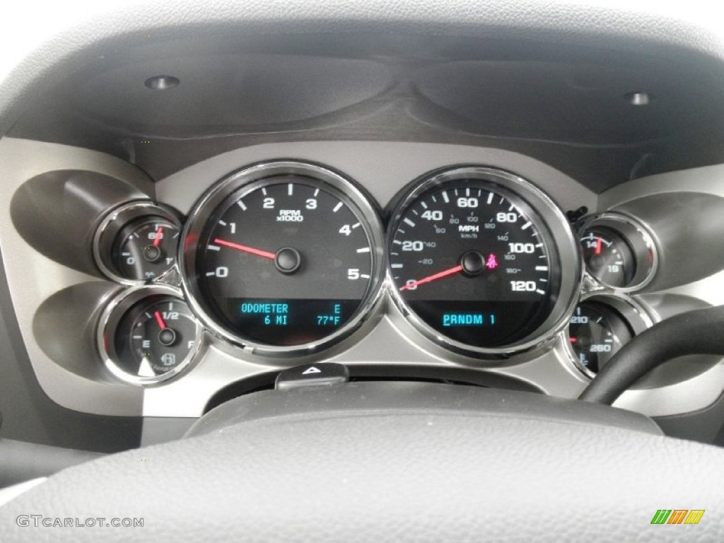 2014 GMC Sierra 2500HD SLE Crew Cab 4x4 Gauges Photo #83992527