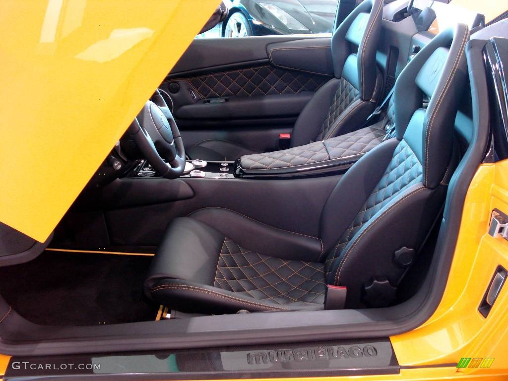 2009 Murcielago LP640 Roadster - Giallo Orion (Yellow) / Nero Perseus photo #8