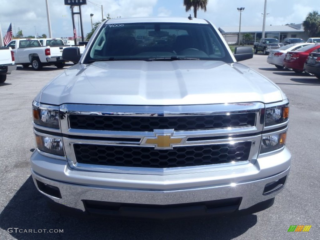 2014 Silverado 1500 LT Crew Cab - Silver Ice Metallic / Jet Black photo #2