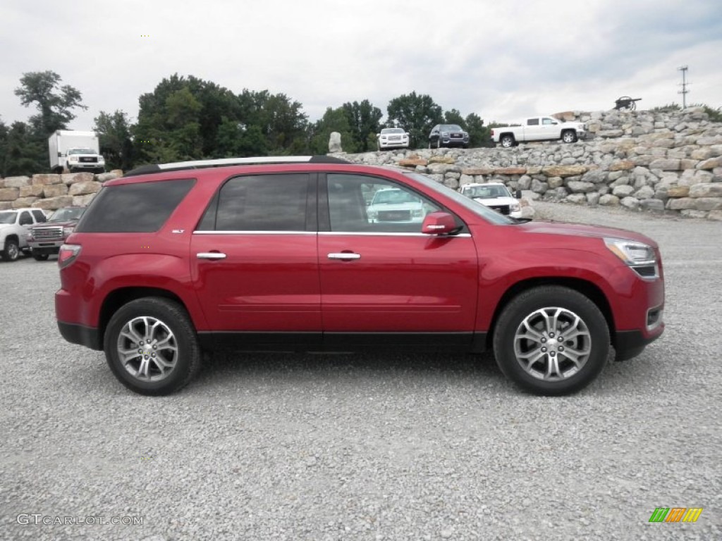 Crystal Red Tintcoat GMC Acadia