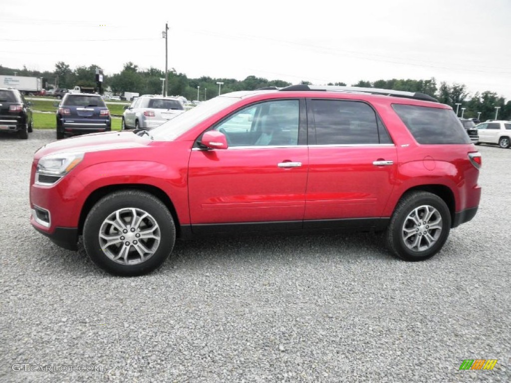 Crystal Red Tintcoat 2014 GMC Acadia SLT Exterior Photo #83992981