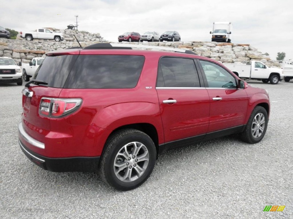 Crystal Red Tintcoat 2014 GMC Acadia SLT Exterior Photo #83993676
