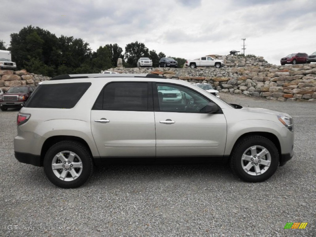 Champagne Silver Metallic 2014 GMC Acadia SLE Exterior Photo #83993709