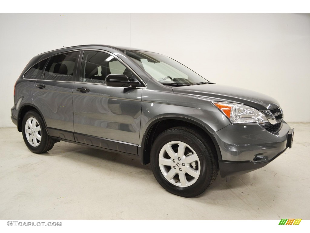2011 CR-V SE - Polished Metal Metallic / Black photo #2