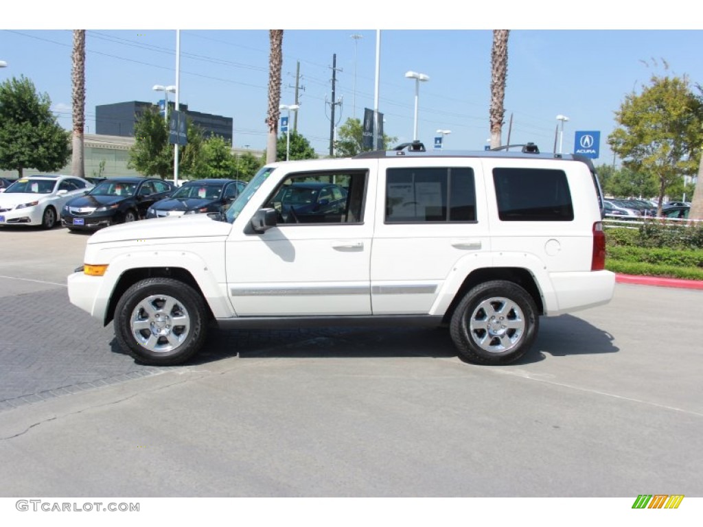 Stone White 2007 Jeep Commander Limited Exterior Photo #83994984