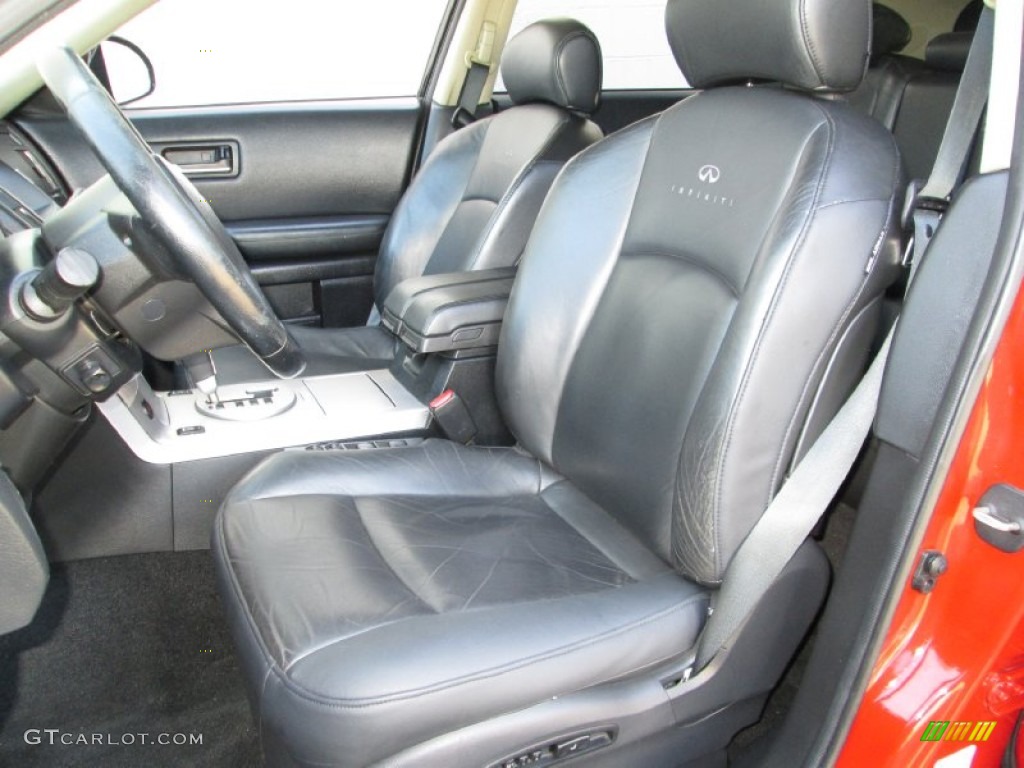 Graphite Black Interior 2003 Infiniti FX 35 AWD Photo #83995613