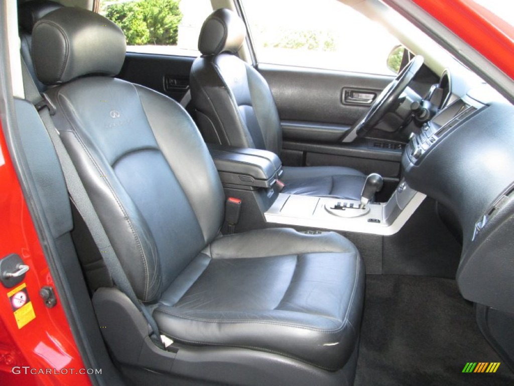 Graphite Black Interior 2003 Infiniti FX 35 AWD Photo #83995647