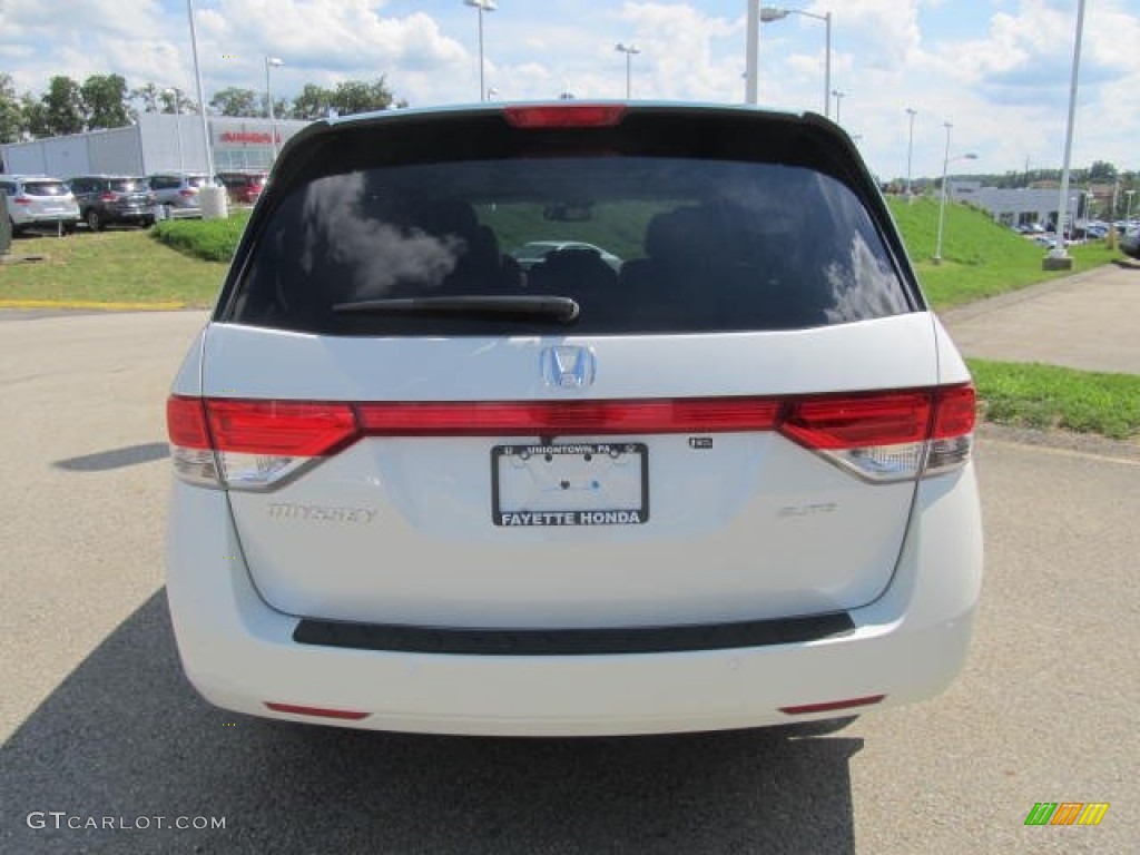 2014 Odyssey Touring Elite - White Diamond Pearl / Gray photo #3