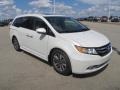 2014 White Diamond Pearl Honda Odyssey Touring Elite  photo #5