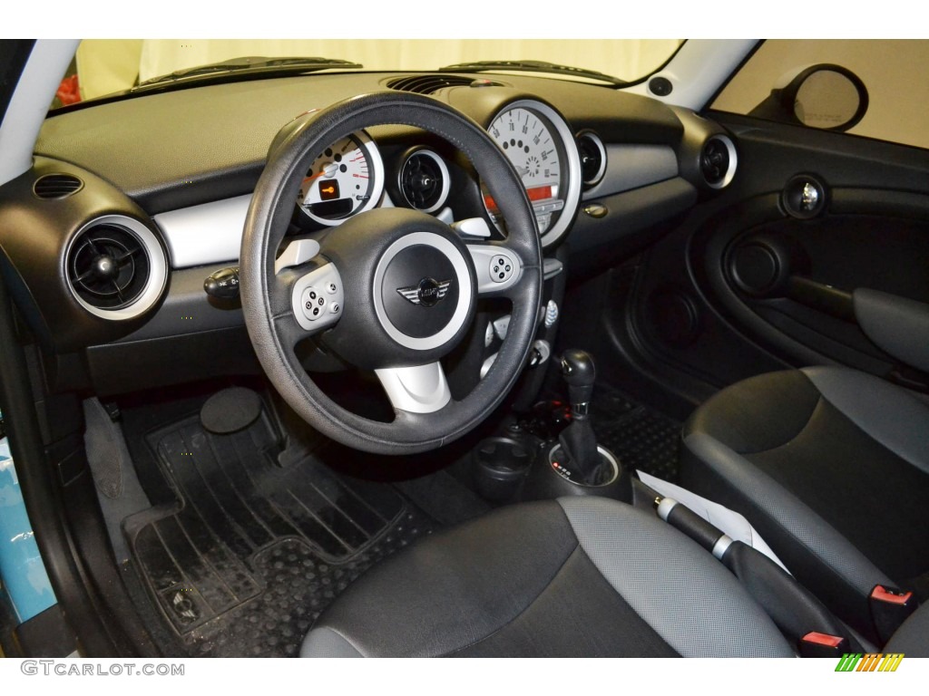 2007 Cooper Hardtop - Oxygen Blue / Grey/Carbon Black photo #9
