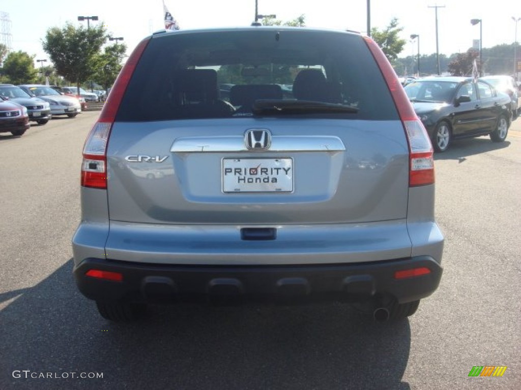 2008 CR-V EX-L 4WD - Glacier Blue Metallic / Gray photo #5