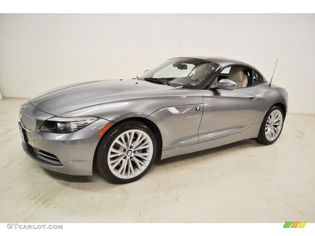 2011 Z4 sDrive35i Roadster - Space Gray Metallic / Ivory White photo #6