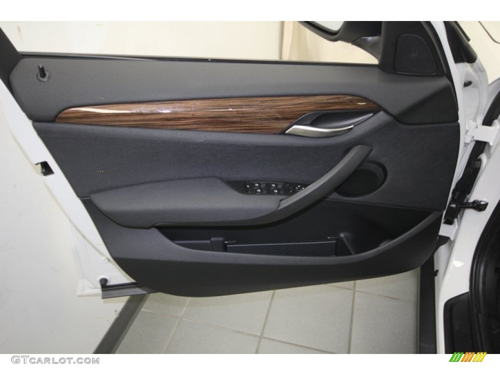 2014 BMW X1 xDrive35i Black Door Panel Photo #83999430