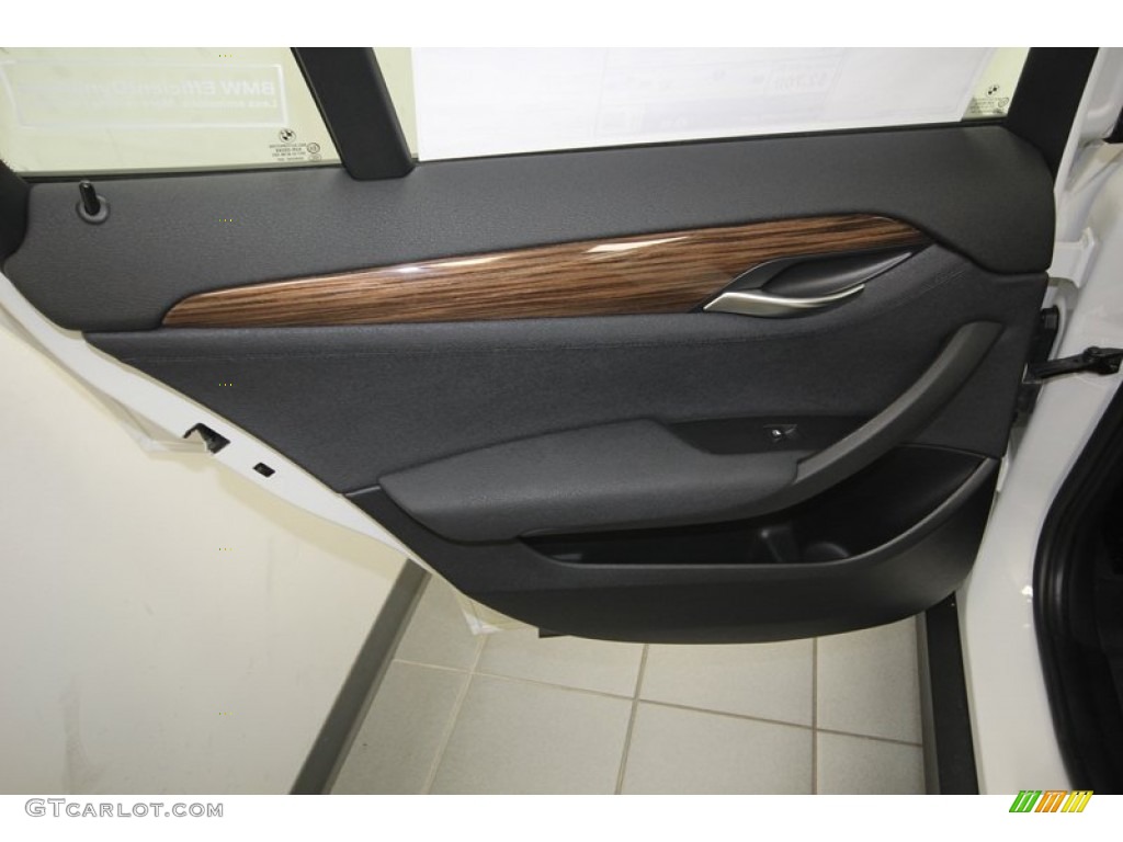 2014 BMW X1 xDrive35i Black Door Panel Photo #83999784