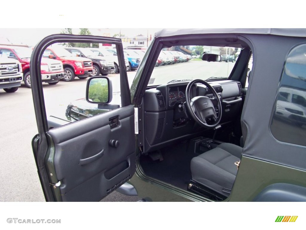 2006 Jeep Wrangler Sport 4x4 Interior Color Photos