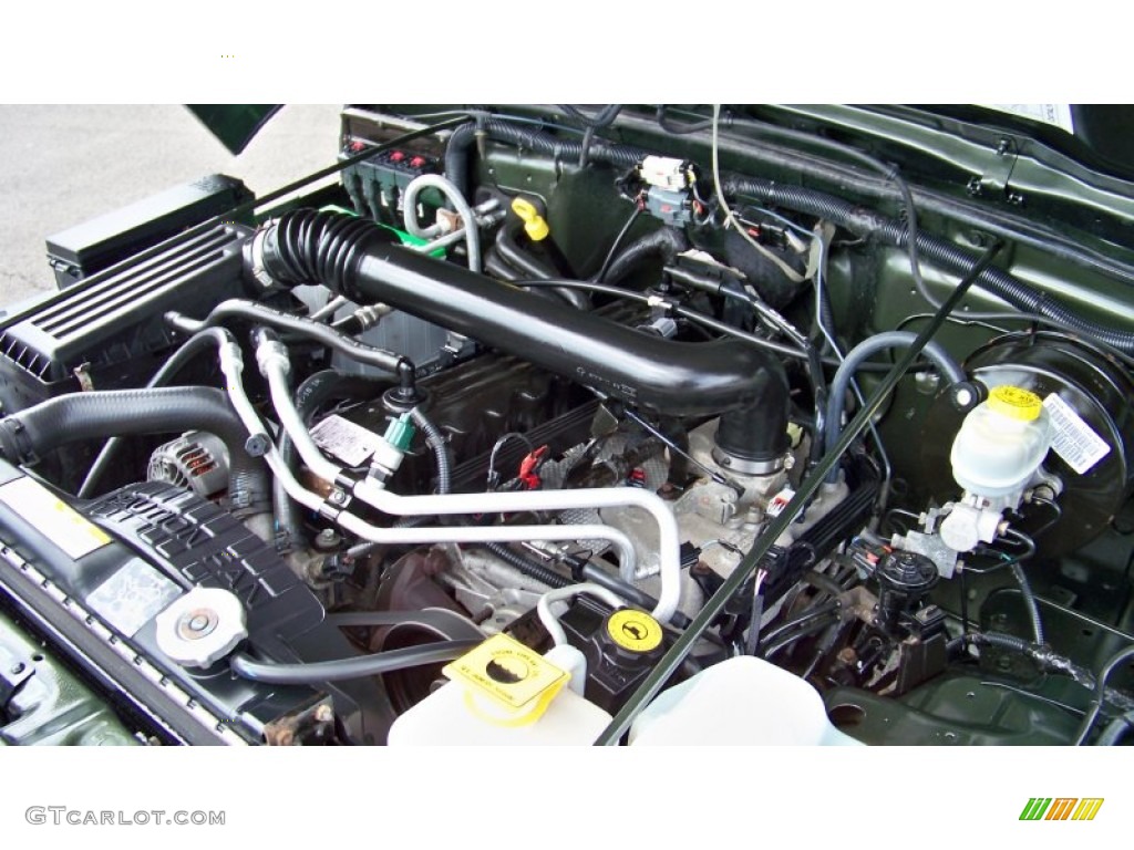 2006 Jeep Wrangler Sport 4x4 4.0 Liter OHV 12V Inline 6 Cylinder Engine Photo #84000681