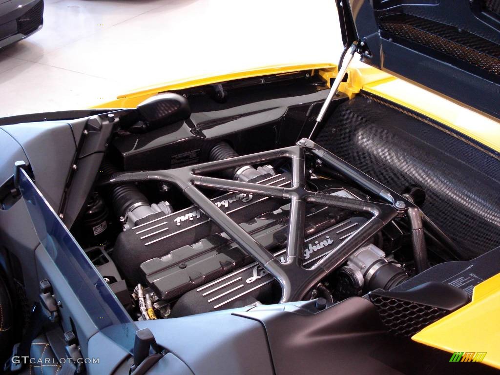 2009 Murcielago LP640 Roadster - Giallo Orion (Yellow) / Nero Perseus photo #16