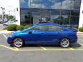 Fiji Blue Metallic 2007 Honda Civic Si Sedan Exterior