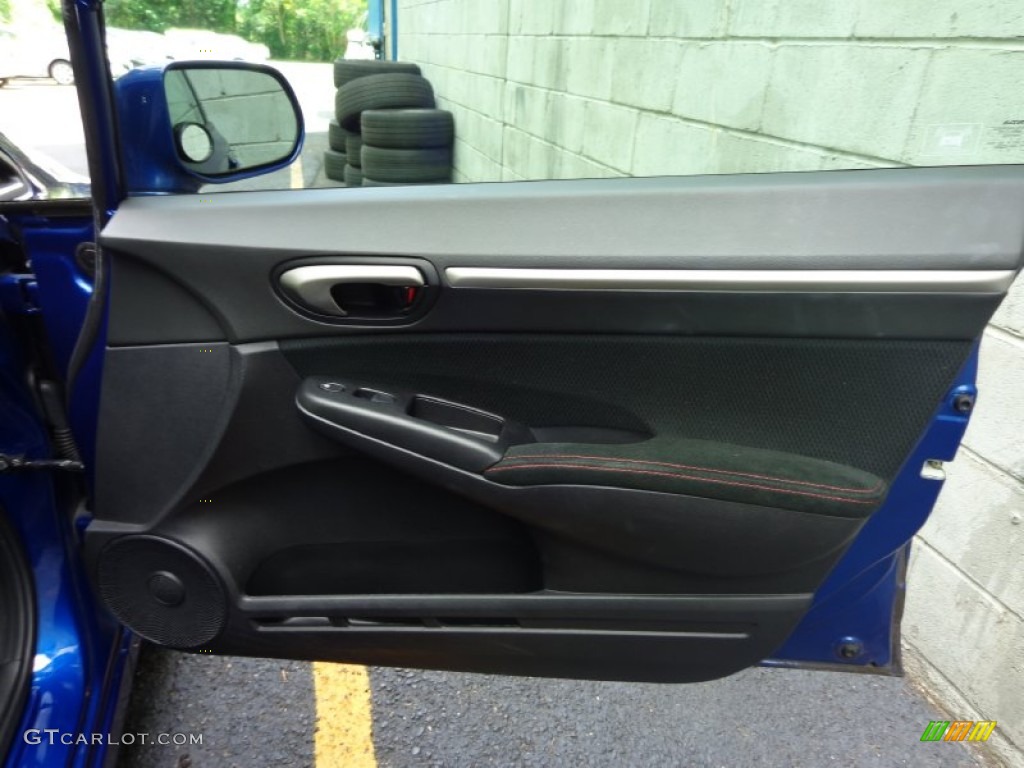 2007 Civic Si Sedan - Fiji Blue Metallic / Black photo #10
