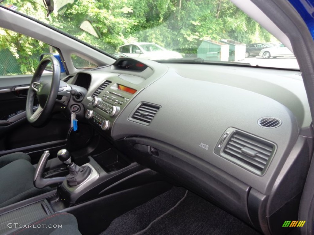 2007 Civic Si Sedan - Fiji Blue Metallic / Black photo #11