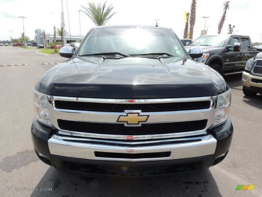 2009 Silverado 1500 LT Crew Cab 4x4 - Black / Ebony photo #2