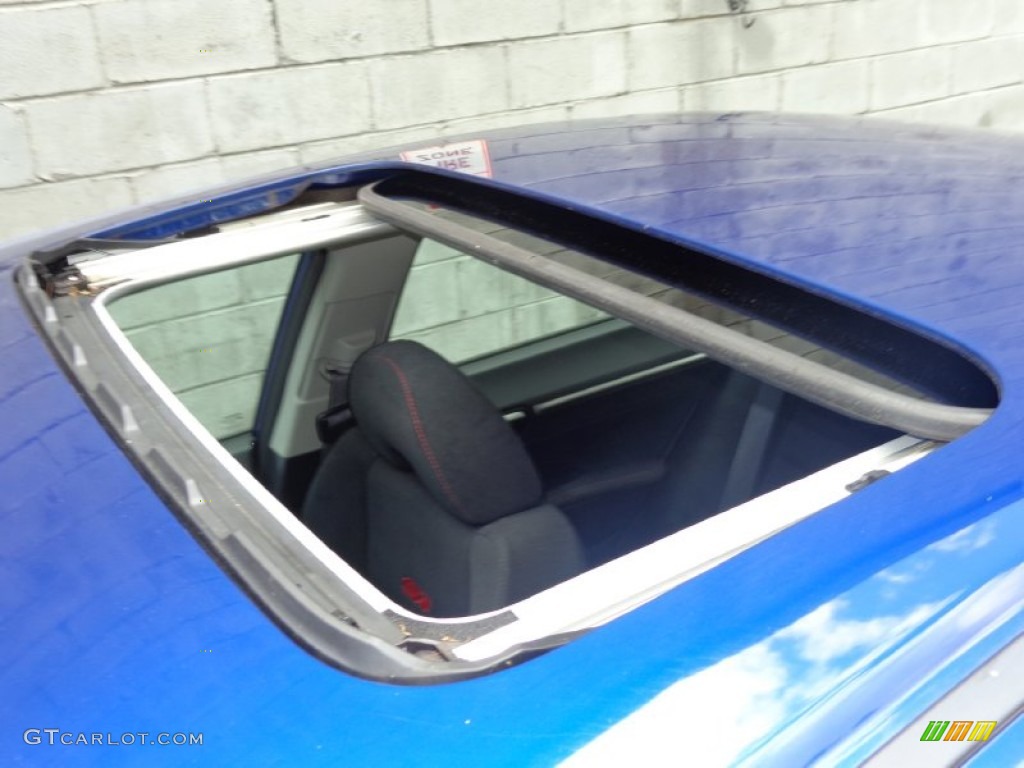2007 Civic Si Sedan - Fiji Blue Metallic / Black photo #32