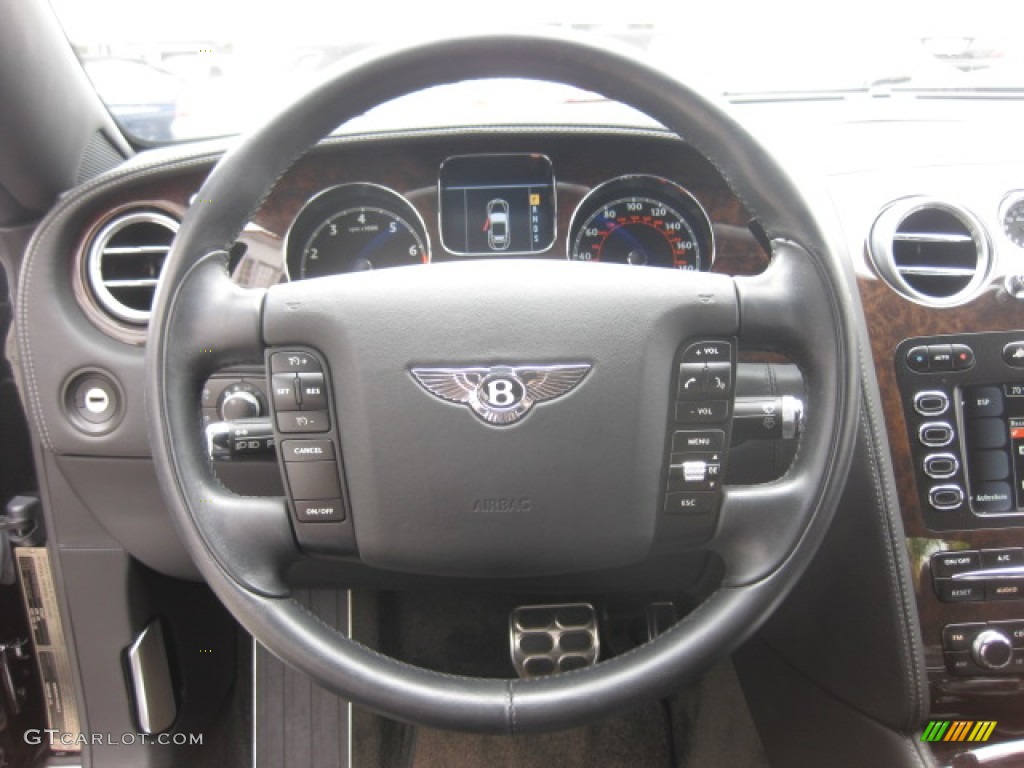 2007 Bentley Continental GTC Standard Continental GTC Model Beluga Steering Wheel Photo #84001290