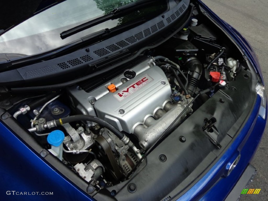 2007 Civic Si Sedan - Fiji Blue Metallic / Black photo #37