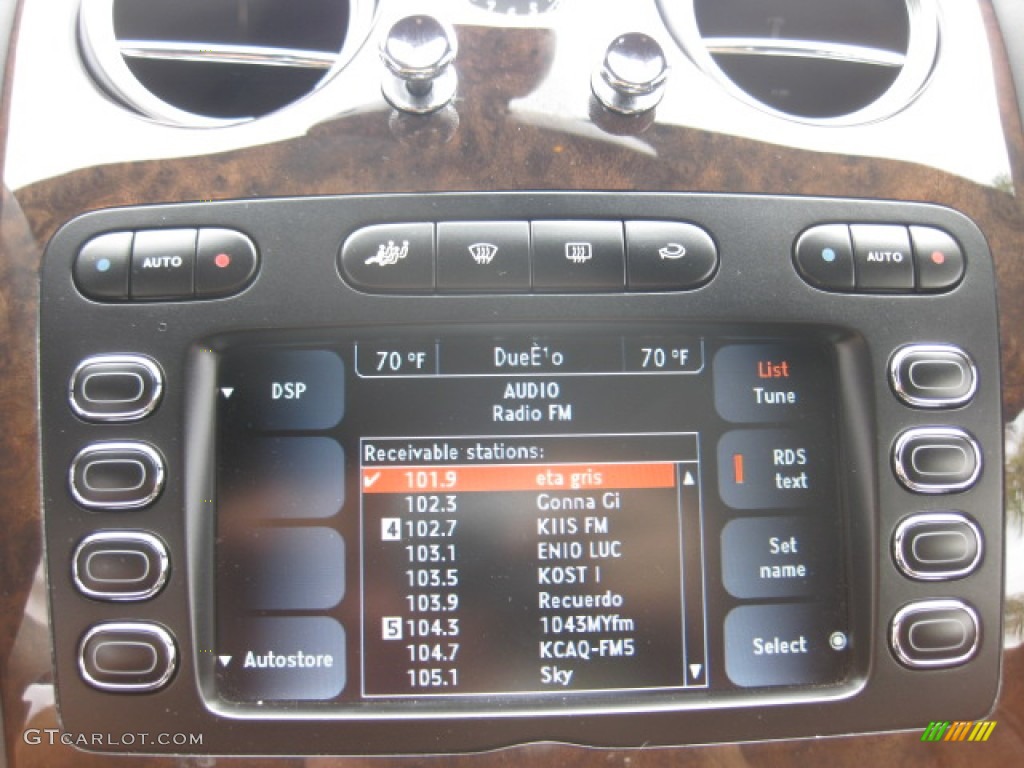 2007 Bentley Continental GTC Standard Continental GTC Model Controls Photo #84001377