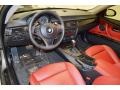 Coral Red/Black Interior Photo for 2008 BMW 3 Series #84001674