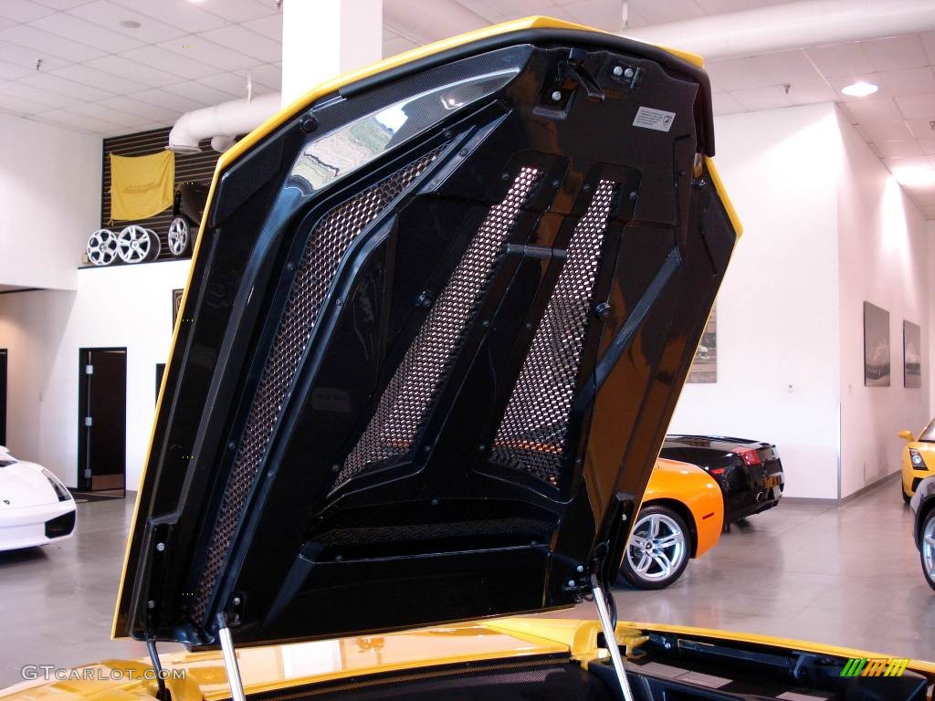 2009 Murcielago LP640 Roadster - Giallo Orion (Yellow) / Nero Perseus photo #17