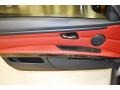 Coral Red/Black Door Panel Photo for 2008 BMW 3 Series #84001914