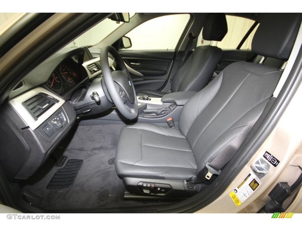 Black Interior 2013 BMW 3 Series 328i Sedan Photo #84001968