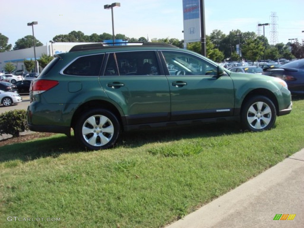 2011 Outback 2.5i Limited Wagon - Cypress Green Pearl / Warm Ivory photo #7