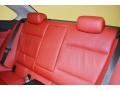 Coral Red/Black Rear Seat Photo for 2008 BMW 3 Series #84002017